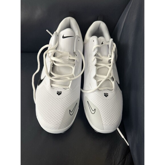 Nike Force Trout 9 MCS White Silver Baseball Cleats FZ0915-102 Mens Size 12